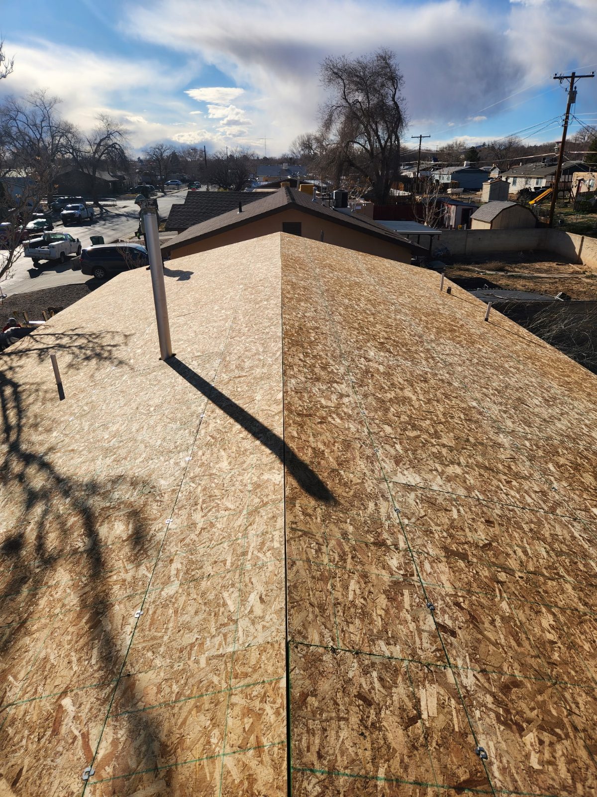 Roof deck sheathing